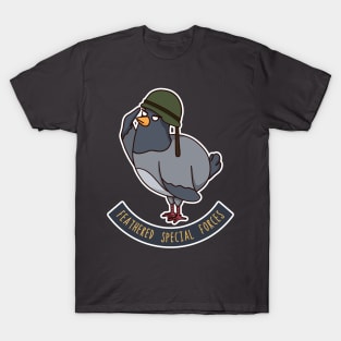 Cute pigeon in helmet T-Shirt